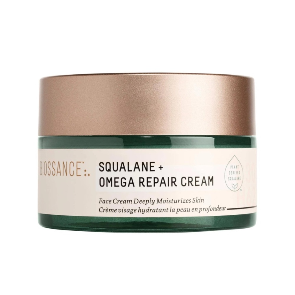 Biossance SQUALANE + OMEGA REPAIR CREAM Face Cream Deeply Moisturizes Skin 15 mL